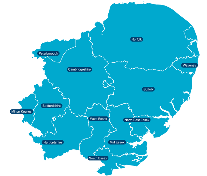 Locations map
